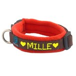 Fleece Halsband met Naam - XS | My K9 Fleece Halsband met Naam - XS | My K9