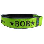 Neopreen Half-Check Halsband met Naam - XL | My K9 Neopreen Half-Check Halsband met Naam - XL | My K9