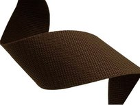 10m Tassenband 25mm breed - bruin - PP 10m Tassenband 25mm breed - bruin - PP