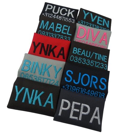 Naamlabel voor AnnyX tuigjes