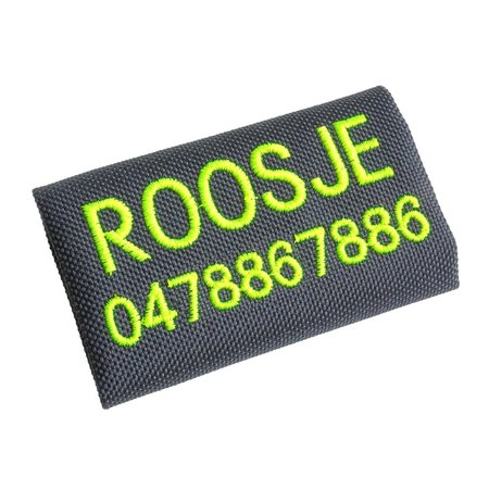 Naamlabel voor AnnyX tuigjes