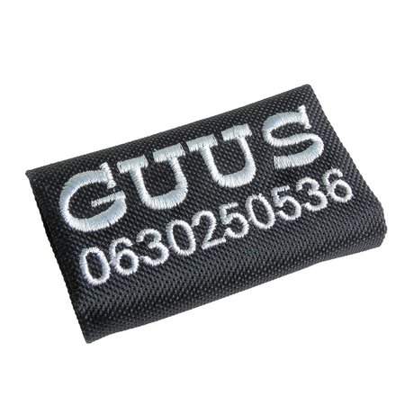 Naamlabel voor AnnyX tuigjes