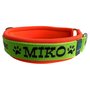 Neoprene Buckleless dog collar with name - S | My K9