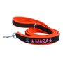 Neoprene dog leash with name - XS/S | My K9