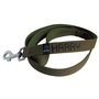 Neoprene handle dog leash with name