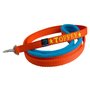 Fleece handle dog leash with name