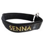 Neoprene Half-Check dog collar with name - XL | My K9