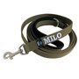 Neoprene handle dog leash with name