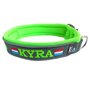 Neoprene dog collar with name - S | My K9