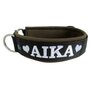 Neoprene Buckleless dog collar with name - XL | My K9