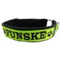 Fleece Buckleless dog collar with name - XL | My K9