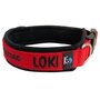 Neoprene dog collar with name - S | My K9