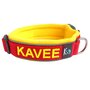 Fleece dog collar with name - S | My K9