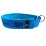 Neoprene Half-Check dog collar with name - S | My K9