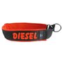 Fleece Half-Check dog collar with name - XL | My K9