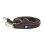 AnnyX adjustable dog leash lined - Brown