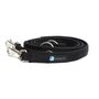 AnnyX adjustable dog leash lined - Black