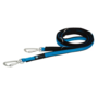 AnnyX SAFETY adjustable dog leash lined - Blue/Black