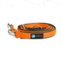 AnnyX adjustable dog leash lined - Orange/Olive green