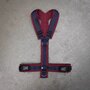 AnnyX hondentuigje FUN Donkerblauw/Bordeaux - Limited Edition