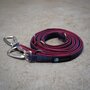 AnnyX SAFETY adjustable dog leash lined - Pink/Bordeaux
