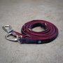 AnnyX SAFETY adjustable dog leash lined - Pink/Bordeaux