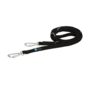 AnnyX SAFETY adjustable dog leash lined - Black